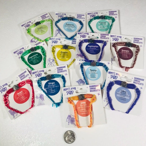 Taurus EARTH Astrological Zodiac Sign Handmade Retro Bracelet - Picture 3 of 3